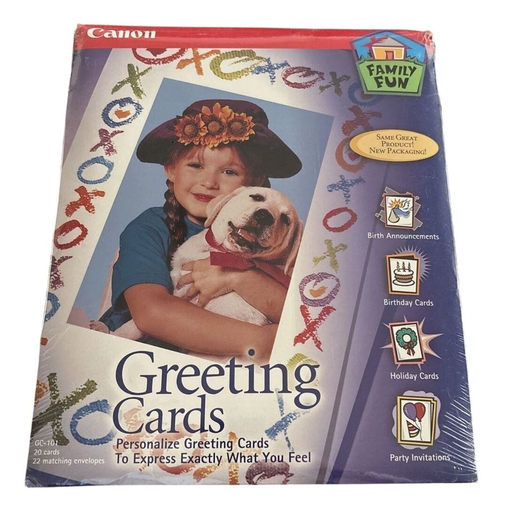 Canon‎ Greeting Cards Personalize 20 Cards 22 Envelopes Invitations/Celebration